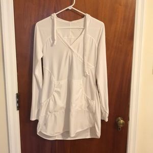 ATHLETA white pool coverup